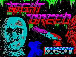 Nightbreed title screen for ZX Spectrum